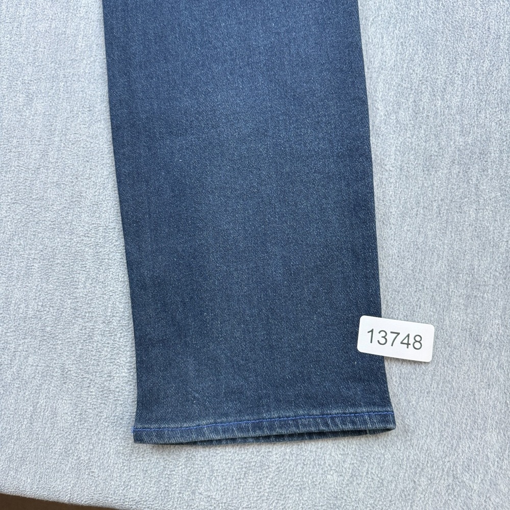 True Religion Jeans Mens 33 Blue Rocco Relaxed Skinny Denim Dark Wash Stretch - Picture 15 of 15